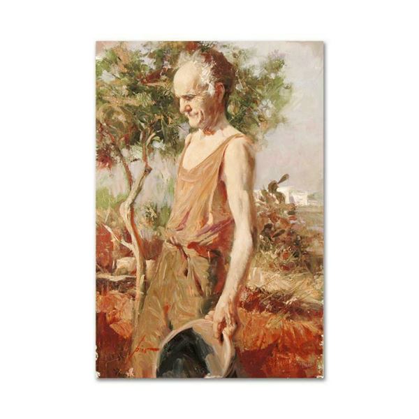 Pino (1939-2010) "Afternoon Chores" Limited Edition Giclee on Canvas