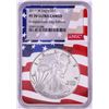 Image 1 : 2019-W $1 Proof American Silver Eagle Coin NGC PF70 Ultra Cameo Independence Day Flag