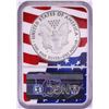 Image 2 : 2019-W $1 Proof American Silver Eagle Coin NGC PF70 Ultra Cameo Independence Day Flag