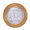 Image 2 : .999 Fine Silver Grand Casino $10 Limited Edition Gaming Token