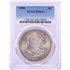Image 1 : 1896 $1 Morgan Silver Dollar Coin PCGS MS64+
