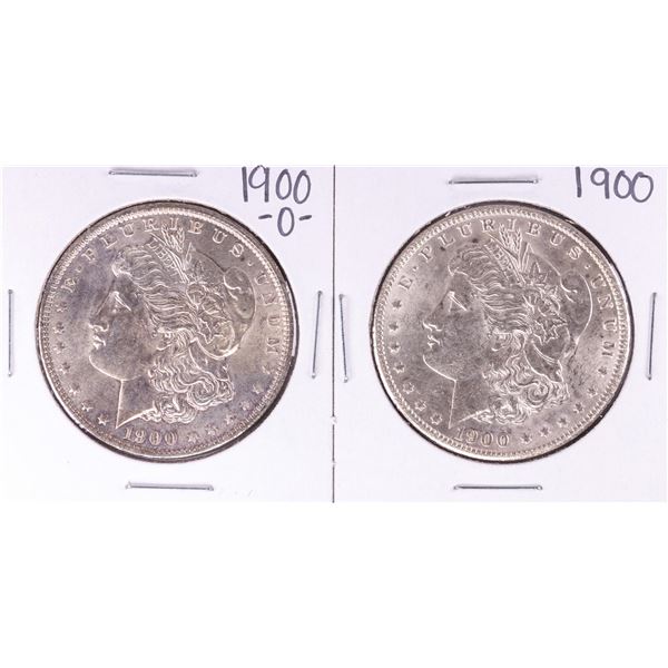 Lot of 1900 & 1900-O $1 Morgan Silver Dollar Coins