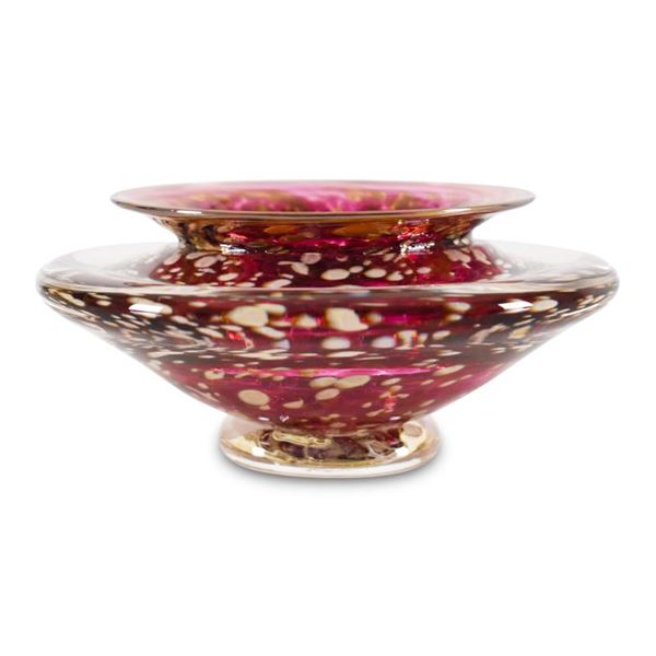 GartnerBlade Glass "Small Ikebana Bowl" Hand-Blown Glass Bowl