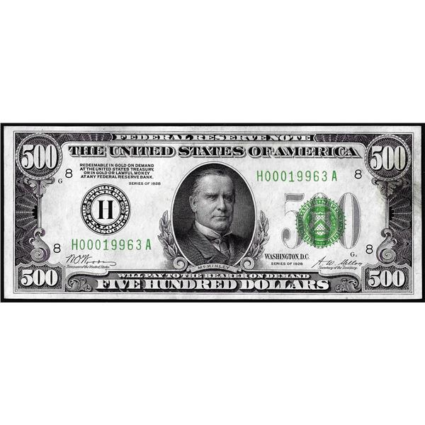 1928 $500 Federal Reserve Note St. Louis