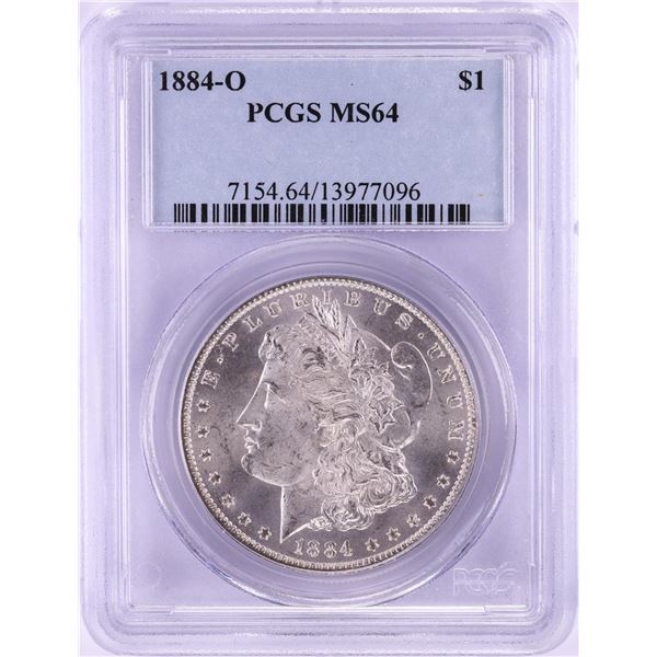 1884-O $1 Morgan Silver Dollar Coin PCGS MS64
