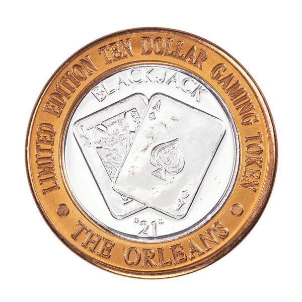 .999 Silver The Orleans Hotel & Casino Las Vegas, NV $10 Casino Token Limited Edition