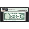 Image 2 : 1929 10 Unit American Bank Note Co. "Test Note" PMG Gem Uncirculated 65EPQ