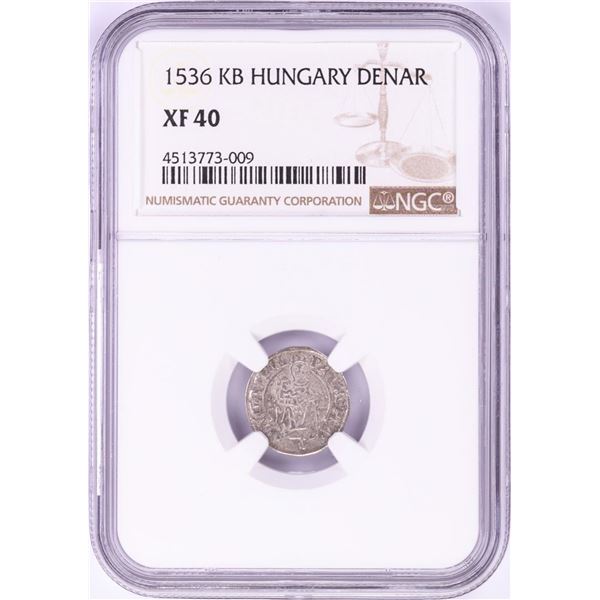 1536 KB Hungary Denar 'Madonna and Child' Coin NGC XF40
