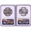 Image 2 : Lot of 1958 & 1958-D Franklin Half Dollar Coins NGC MS64