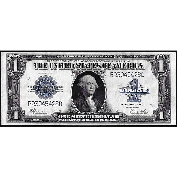 1923 $1 Silver Certificate Note