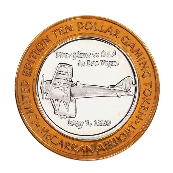 .999 Silver McCarran International Airport Las Vegas, NV $10 Limited Gaming Token