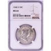 Image 1 : 1948-D Franklin Half Dollar Coin NGC MS64