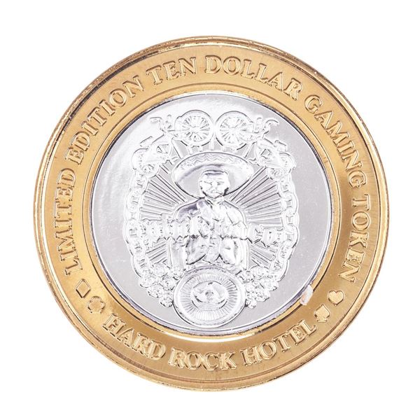 .999 Silver Hard Rock Hotel Las Vegas, Nevada $10 Casino Limited Edition Gaming Token