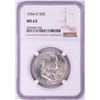 Image 1 : 1954-D Franklin Half Dollar Coin NGC MS63