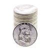 Image 1 : Roll of (20) Brilliant Uncirculated 1955 'Bugs Bunny' Franklin Half Dollar Coins