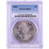 Image 1 : 1884 $1 Morgan Silver Dollar Coin PCGS MS63
