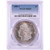 Image 1 : 1880-S $1 Morgan Silver Dollar Coin PCGS MS65