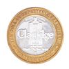 Image 2 : .999 Silver Claridge Hotel Atlantic City $10 Casino Limited Edition Gaming Token