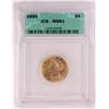 Image 1 : 1900 $5 Liberty Head Half Eagle Gold Coin ICG MS61