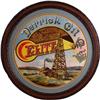Image 1 : Derrick Oil Co.,  Round Barrel Label  Circa 1870's
