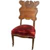 Image 1 : Single   Carved Back Parlor Chair