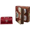 Image 1 : Lot of 2; Red Velvet Box and Liberty Bell Photo Album