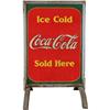 Image 1 : Coca-Cola 2 sided sidewalk sign