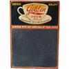Image 1 : "Golden-Cola"  tin embossed menu board  28 x 20 "