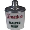 Image 1 : Carnation Malted Milk Glass Cannister