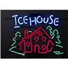 Image 1 : Neon Sign  Icehouse Beer   House w/ Trees