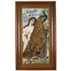 Image 1 : Schells Malt Poster w/Peacock and Pretty Lady
