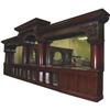 Image 1 : Brunswick "Del Monte" Backbar w/ Liquor Cabinet