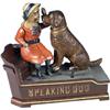 Image 1 : Speaking Dog  mechanical bank  circa 1885