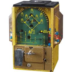 1 cent Baseball Gumball Machine