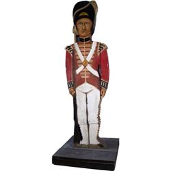 Folk Art  English Beefeater Guard w/ moving arm