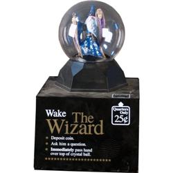 25 cent  Wake the Wizard  Figure in a Globe