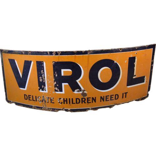 Large Porcelain Adv Sign