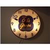 Image 1 : 1950's Orig.  "O-So-Grape" Lighted Dbl Glass Adv Clock
