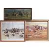 Image 1 : Lot of 3 Asst Charles M. Russell Prints