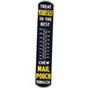 Image 1 : Porcelain Mail Pouch Thermometer 38"Tall