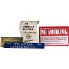 Image 1 : Lot of 4 small signs: Misc tin & plastic