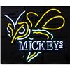 Image 1 : Neon Sign  "Mickeys Beer"  Depicts a Hornet