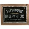 Image 1 : Pittsburg Insurance Reverse paint ad sign