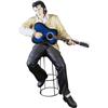 Image 1 : Lifesized "Elvis" w Guitar on Stool