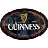 Image 1 : Bar Sign:  Guinness Oval Pub Mirror