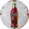 Image 1 : 1930's Round Coca-Cola Porcelain Sign