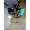 Image 1 : TIGER TORCH, EXTENSION CORD, JIGSAW AND TOTE OF TOOLS