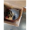 Image 3 : WOOD CRATE OF WELDING GAUGES, TORCH, HOSES, MASKS