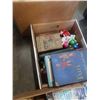 Image 8 : LOT OF HARDCOVER KIDS BOOKS, SHOP SUPPLIES, CUTLERY, POOL CUE, DRINK DISPENSER