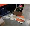Image 1 : Box of boots, shoes and baseball bases